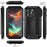 For iPhone 15 Pro Max R-JUST Sliding Camera IP54 Life Waterproof Holder Phone Case(Black)