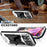 For iPhone 15 R-JUST Sliding Camera IP54 Life Waterproof Holder Phone Case(Silver)