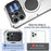 For iPhone 15 Pro Max Camera Shield MagSafe Holder Life Waterproof Phone Case(Silver)