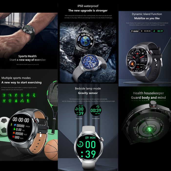 G4 Smart Bracelet 1.53 inch Smart Watch, Support Bluetooth Call / NFC / Heart Rate