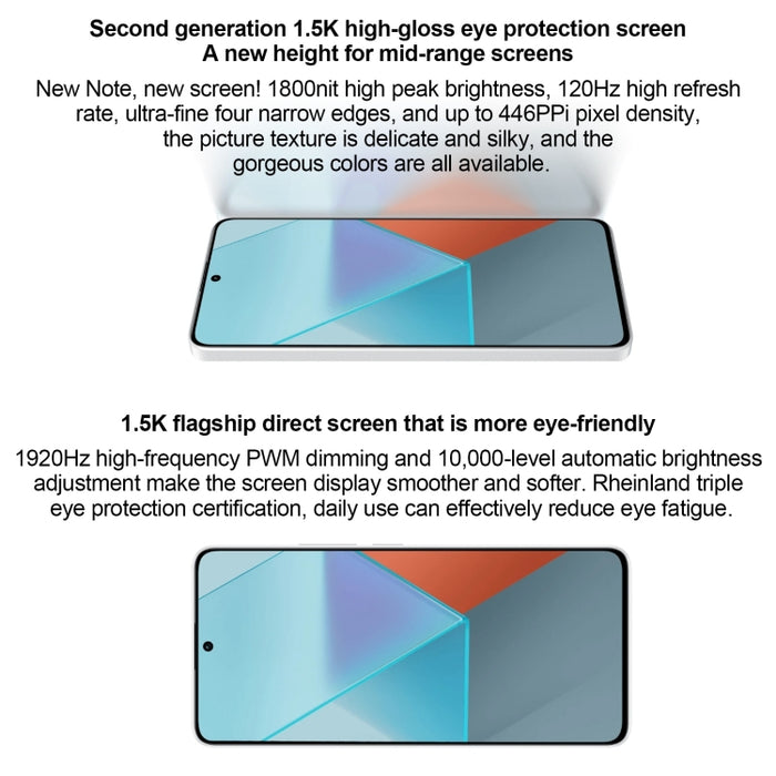 Xiaomi Redmi Note 13 Pro 5G,  6.67 inch MIUI 14 Snapdragon 7s Gen 2 Octa Core 4nm up to 2.4GHz, NFC, Network: 5G