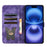 For iPhone 17 Pro Max Butterfly Cat Embossing Flip Leather Phone Case(Purple)