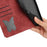 For iPhone 17 Pro Max Butterfly Cat Embossing Flip Leather Phone Case(Red)