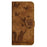 For iPhone 17 Pro Max Butterfly Cat Embossing Flip Leather Phone Case(Brown)
