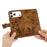 For iPhone 17 Pro Max Butterfly Cat Embossing Flip Leather Phone Case(Brown)