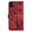 For iPhone 17 Butterfly Cat Embossing Flip Leather Phone Case(Red)