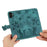 For iPhone 17 Butterfly Cat Embossing Flip Leather Phone Case(Wathet)