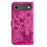 For iPhone 17 Air Butterfly Cat Embossing Flip Leather Phone Case(Pink)