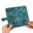 For iPhone 17 Air Butterfly Cat Embossing Flip Leather Phone Case(Wathet)