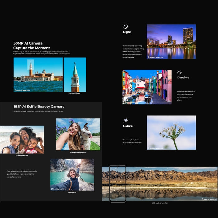 HOTWAV Note 13 Pro, Side Fingerprint Identification, 6.6 inch Android 13 UMS9230 T606 Octa Core up to 1.6GHz, Network: 4G, OTG