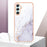 Electroplating Marble Dual-side IMD Phone Case, For Samsung Galaxy A25 5G