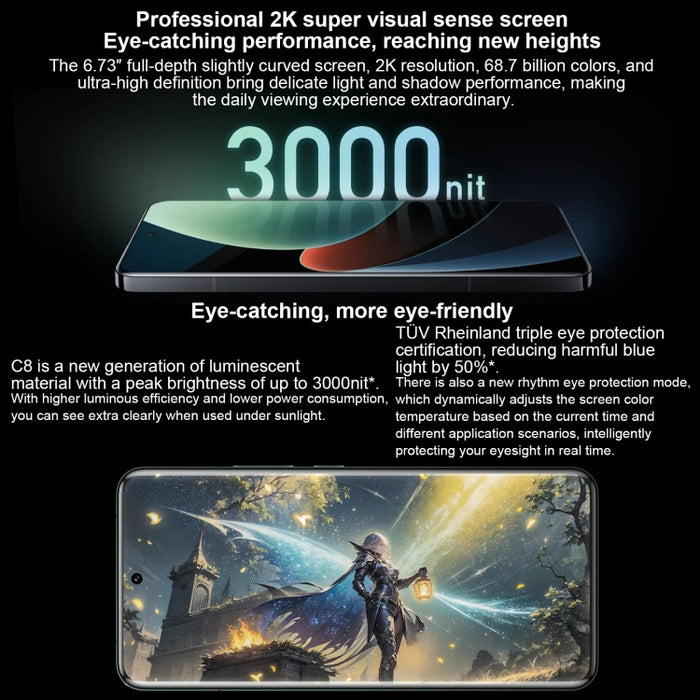 Xiaomi 14 Pro,  6.73 inch Xiaomi HyperOS Snapdragon 8 Gen 3 Octa Core 4nm up to 3.3GHz, NFC, Network: 5G, 16GB+1TB
