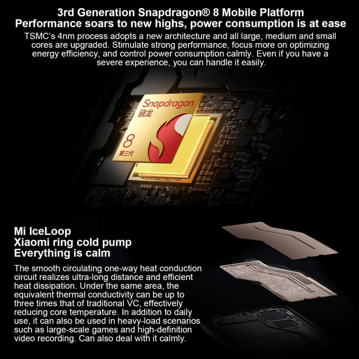 Xiaomi 14 Pro,  6.73 inch Xiaomi HyperOS Snapdragon 8 Gen 3 Octa Core 4nm up to 3.3GHz, NFC, Network: 5G, 16GB+1TB