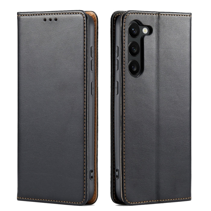 Fierre Shann PU Genuine Leather Texture Phone Case, For Samsung Galaxy A15 5G, For Samsung Galaxy A55 5G, For Samsung Galaxy A35 5G, For Samsung Galaxy S24 Ultra 5G, For Samsung Galaxy S24+ 5G, For Samsung Galaxy S24 5G
