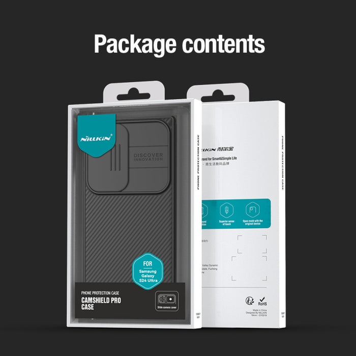 NILLKIN Black Mirror Pro Series Camshield PC Phone Case, For Samsung Galaxy S24 Ultra 5G, For Samsung Galaxy A55, For Samsung Galaxy S24+ 5G, For Samsung Galaxy S24 5G