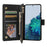 Multifunctional Frosted Zipper Wallet Leather Phone Case, For Samsung Galaxy S21 Ultra 5G, For Samsung Galaxy A12, For Samsung Galaxy A42 5G, For Samsung Galaxy S20 FE 5G