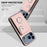 For iPhone 17 Pro Max Organ Card Bag Ring Holder Phone Case(Pink)
