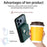 For iPhone 17 Pro Max Organ Card Bag Ring Holder Phone Case(Green)