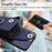 For iPhone 16e Organ Card Bag Ring Holder Phone Case(Blue)