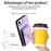 For iPhone 16e Organ Card Bag Ring Holder Phone Case(Purple)