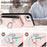 For iPhone 16e Organ Card Bag Ring Holder Phone Case(Pink)