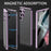 HD Full Cover Magnetic Metal Tempered Glass Phone Case, For Samsung Galaxy S25 Ultra 5G, For Samsung Galaxy S24 Ultra 5G, For Samsung Galaxy S24+ 5G, For Samsung Galaxy S24 5G