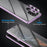HD Full Cover Magnetic Metal Tempered Glass Phone Case, For Samsung Galaxy S25 Ultra 5G, For Samsung Galaxy S24 Ultra 5G, For Samsung Galaxy S24+ 5G, For Samsung Galaxy S24 5G