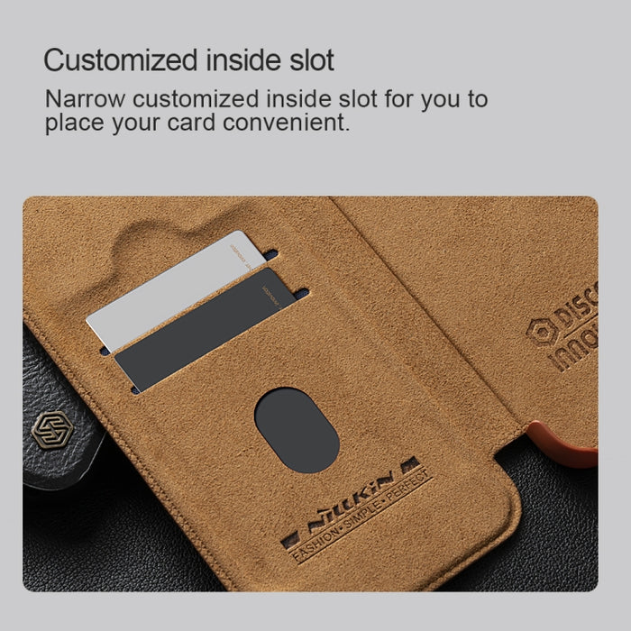 NILLKIN Qin Prop Series Flip Camera Cover Design Leather Phone Case, For Samsung Galaxy S24 Ultra 5G, For Samsung Galaxy S24+ 5G, For Samsung Galaxy S24 5G