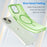 For iPhone 16 MagSafe Frosted Translucent TPU + PC Full Coverage Phone Case(Green)