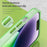 For iPhone 16 MagSafe Frosted Translucent TPU + PC Full Coverage Phone Case(Green)