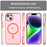 For iPhone 16 MagSafe Frosted Translucent TPU + PC Full Coverage Phone Case(Red)