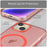 For iPhone 16 MagSafe Frosted Translucent TPU + PC Full Coverage Phone Case(Red)
