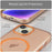 For iPhone 16 MagSafe Frosted Translucent TPU + PC Full Coverage Phone Case(Orange)