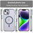 For iPhone 16 Plus MagSafe Frosted Translucent TPU + PC Full Coverage Phone Case(Dark Blue)