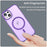 For iPhone 16 Plus MagSafe Frosted Translucent TPU + PC Full Coverage Phone Case(Dark Purple)