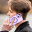 For iPhone 16 Plus MagSafe Frosted Translucent TPU + PC Full Coverage Phone Case(Dark Purple)