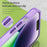 For iPhone 16 Plus MagSafe Frosted Translucent TPU + PC Full Coverage Phone Case(Dark Purple)