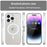 For iPhone 16 Pro MagSafe Frosted Translucent TPU + PC Full Coverage Phone Case(White)