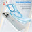 For iPhone 16 Pro MagSafe Frosted Translucent TPU + PC Full Coverage Phone Case(Blue)