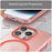 For iPhone 16 Pro MagSafe Frosted Translucent TPU + PC Full Coverage Phone Case(Red)