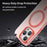 For iPhone 16 Pro MagSafe Frosted Translucent TPU + PC Full Coverage Phone Case(Red)