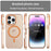 For iPhone 16 Pro MagSafe Frosted Translucent TPU + PC Full Coverage Phone Case(Orange)