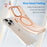 For iPhone 16 Pro MagSafe Frosted Translucent TPU + PC Full Coverage Phone Case(Orange)
