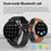 1.43 inch Leather Strap Bluetooth Call Smart Watch Support ECG / Non-invasive Blood Sugar, Leather Strap Black, Leather Strap Brown