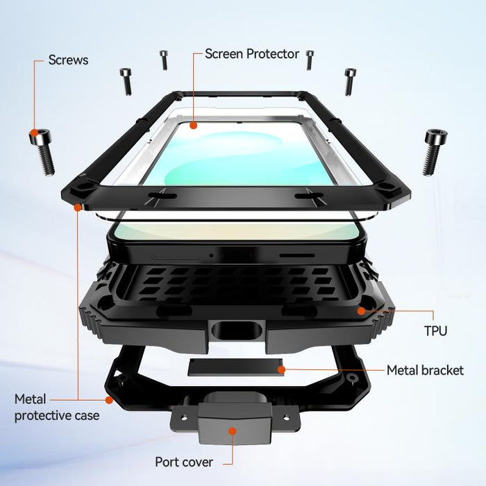 R-JUST Life Waterproof Dustproof Shockproof Phone Case, For Samsung Galaxy S26+ 5G, For Samsung Galaxy S26 Ultra 5G, For Samsung Galaxy S26 5G, For Samsung Galaxy S25 Edge 5G, For Samsung Galaxy S25 5G, For Samsung Galaxy S25+ 5G                       ...