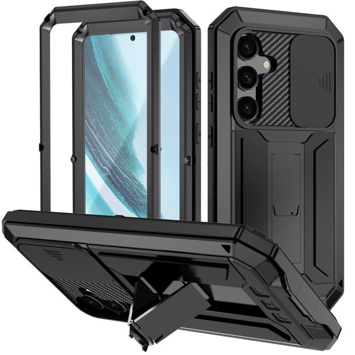 R-JUST Sliding Camera Life Waterproof Holder Phone Case, For Samsung Galaxy S25 Edge 5G, For Samsung Galaxy S25 5G, For Samsung Galaxy S25+ 5G, For Samsung Galaxy S25 Ultra 5G, For Samsung Galaxy S24 Ultra 5G, For Samsung Galaxy S24+ 5G����������������...