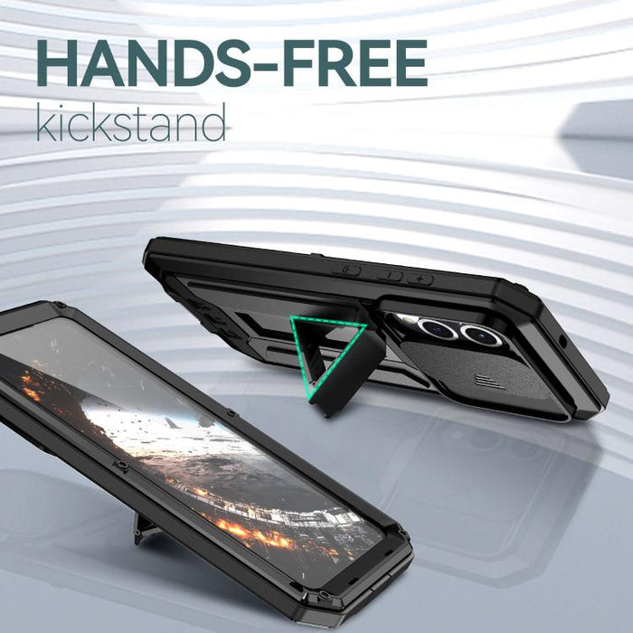 R-JUST Sliding Camera Life Waterproof Holder Phone Case, For Samsung Galaxy S25 Edge 5G, For Samsung Galaxy S25 5G, For Samsung Galaxy S25+ 5G, For Samsung Galaxy S25 Ultra 5G, For Samsung Galaxy S24 Ultra 5G, For Samsung Galaxy S24+ 5G����������������...