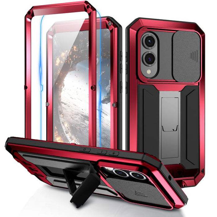 R-JUST Sliding Camera Life Waterproof Holder Phone Case, For Samsung Galaxy S25 Edge 5G, For Samsung Galaxy S25 5G, For Samsung Galaxy S25+ 5G, For Samsung Galaxy S25 Ultra 5G, For Samsung Galaxy S24 Ultra 5G, For Samsung Galaxy S24+ 5G����������������...