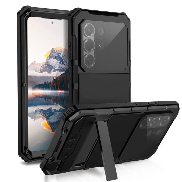 R-JUST Life Waterproof Dustproof Shockproof Holder Phone Case, For Samsung Galaxy S26 Ultra 5G, For Samsung Galaxy S25 Edge 5G, For Samsung Galaxy S25 Ultra 5G, For Samsung Galaxy S24 Ultra 5G