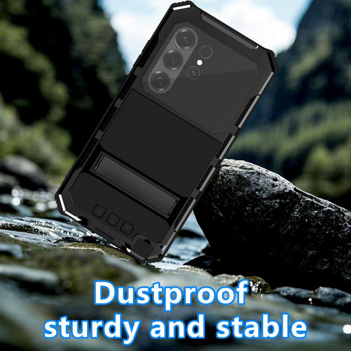 R-JUST Life Waterproof Dustproof Shockproof Holder Phone Case, For Samsung Galaxy S26 Ultra 5G, For Samsung Galaxy S25 Edge 5G, For Samsung Galaxy S25 Ultra 5G, For Samsung Galaxy S24 Ultra 5G